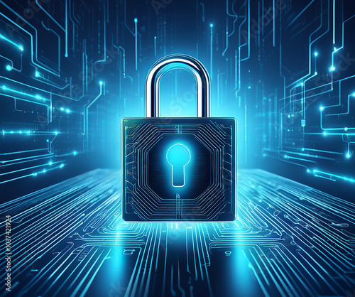 lock on code background