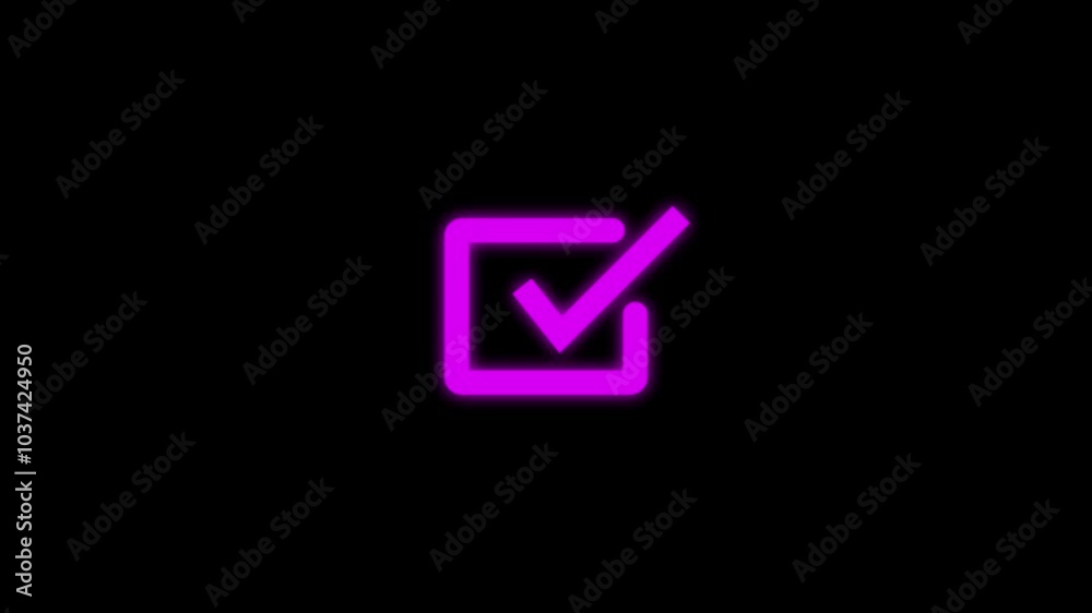 check mark symbol animation, alpha channel included. check mark symbol animation, alpha channel included.