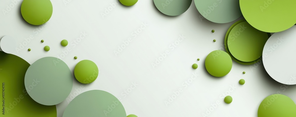 white card with green geometric shapes on the right and left sides, offering a modern and clean design white card with green geometric shapes on the right and left sides, offering a modern and clean design