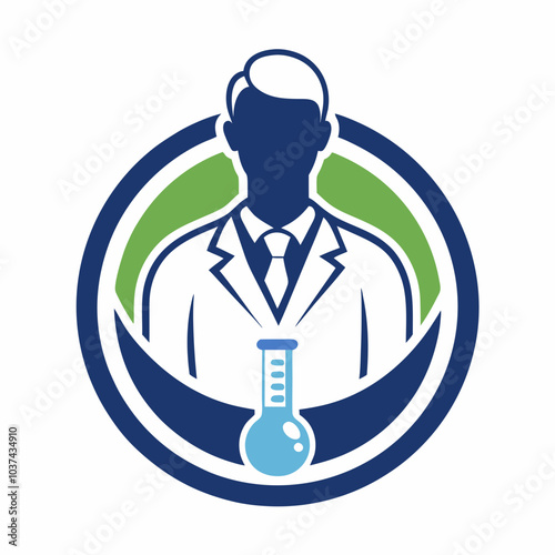 Dynamic Medical Research Lab: Realistic Vector Illustration for Scientific Exploration