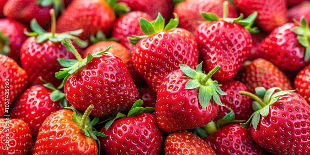 Fresh ripe garden organic strawberries Fresh ripe garden organic strawberries