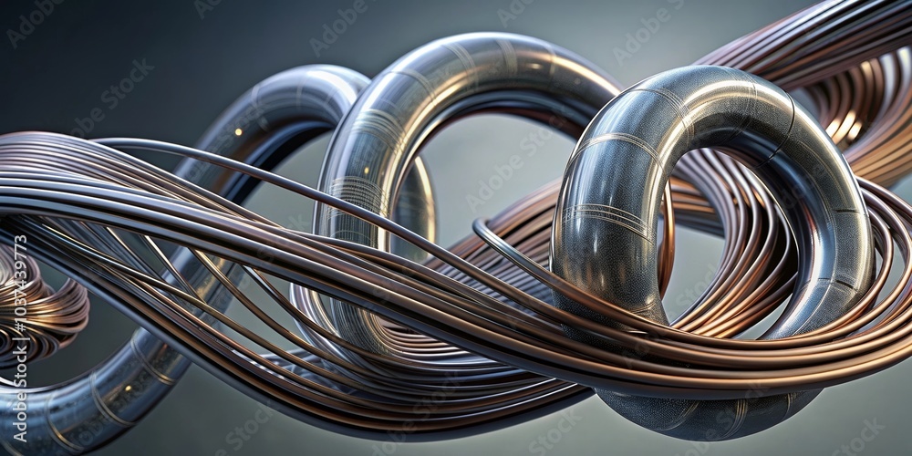 Conceptual representation of computer wires Conceptual representation of computer wires