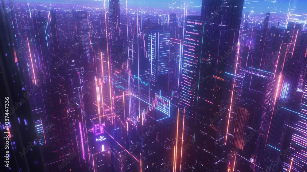 Neon Cityscape Neon Cityscape