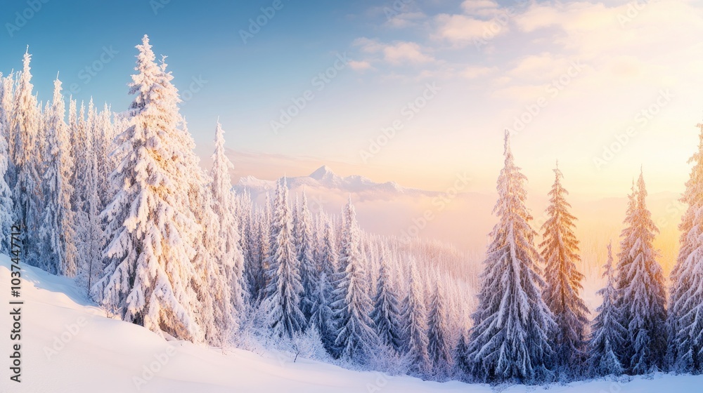 Winter Wonderland Sunset Winter Wonderland Sunset