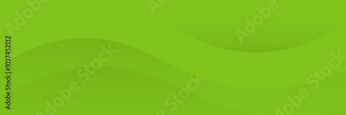Modern liquid background with green gradient. Dynamic shape composition. vector