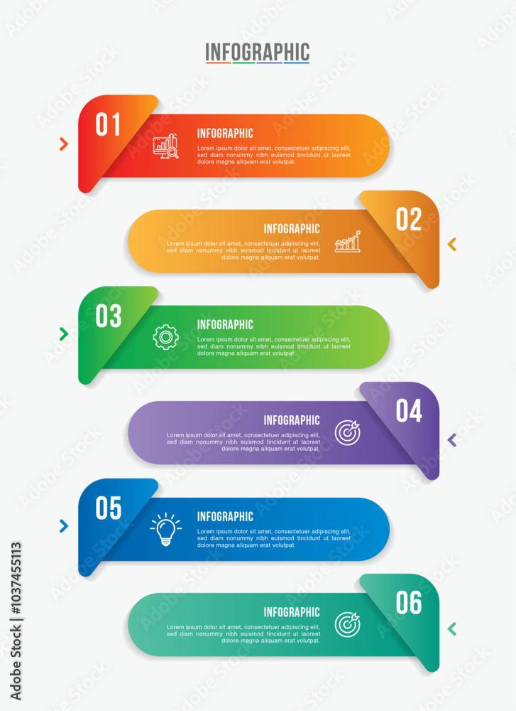 Timeline infographic template design. 6 options or steps business infographic template design. Can be used for process diagram, presentations, workflow layout, flow chart, steps, banner. Timeline infographic template design. 6 options or steps business infographic template design. Can be used for process diagram, presentations, workflow layout, flow chart, steps, banner.