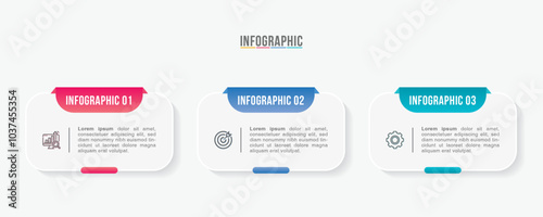 Timeline infographic template design. 3-4-5 options or steps business infographic template design. Can be used for process diagram, presentations, workflow layout, flow chart, steps, banner.
