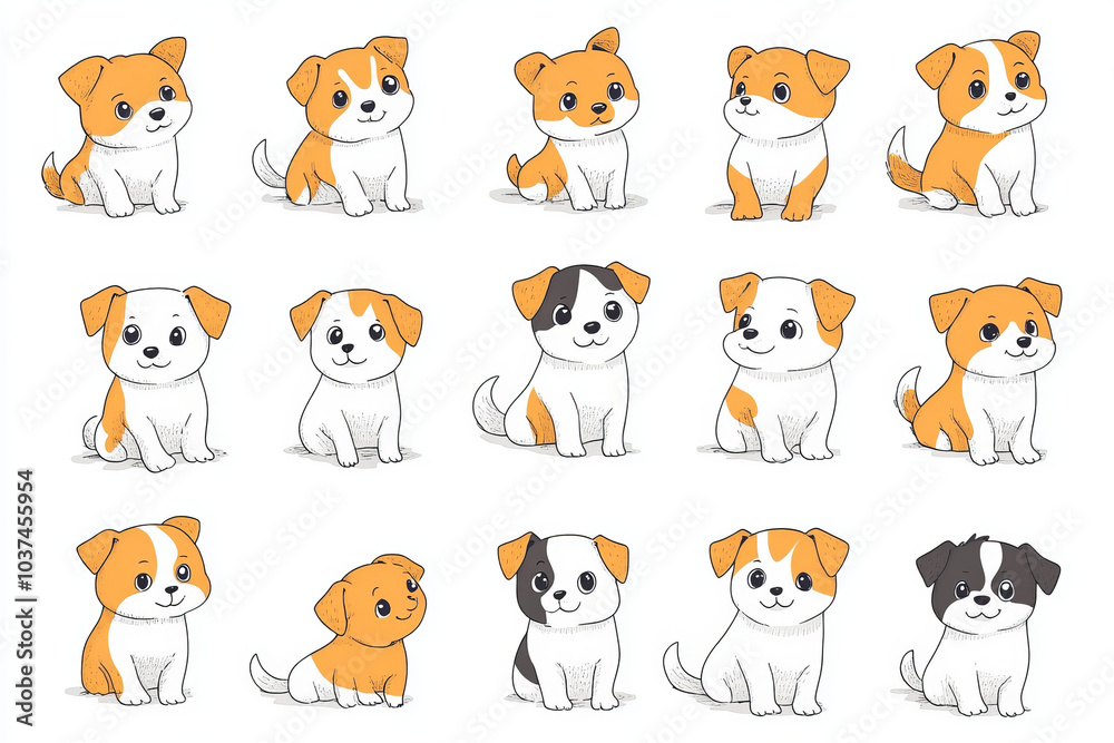 Cute and Adorable Puppies: The Ultimate Collection of Illustrations and Clipart for All Your Creative Projects Cute and Adorable Puppies: The Ultimate Collection of Illustrations and Clipart for All Your Creative Projects