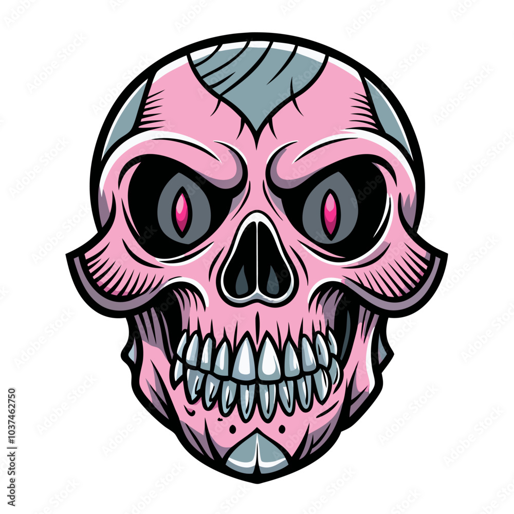 Fototapeta premium Skull Illustrations Design for Outdoor t-shirt Design