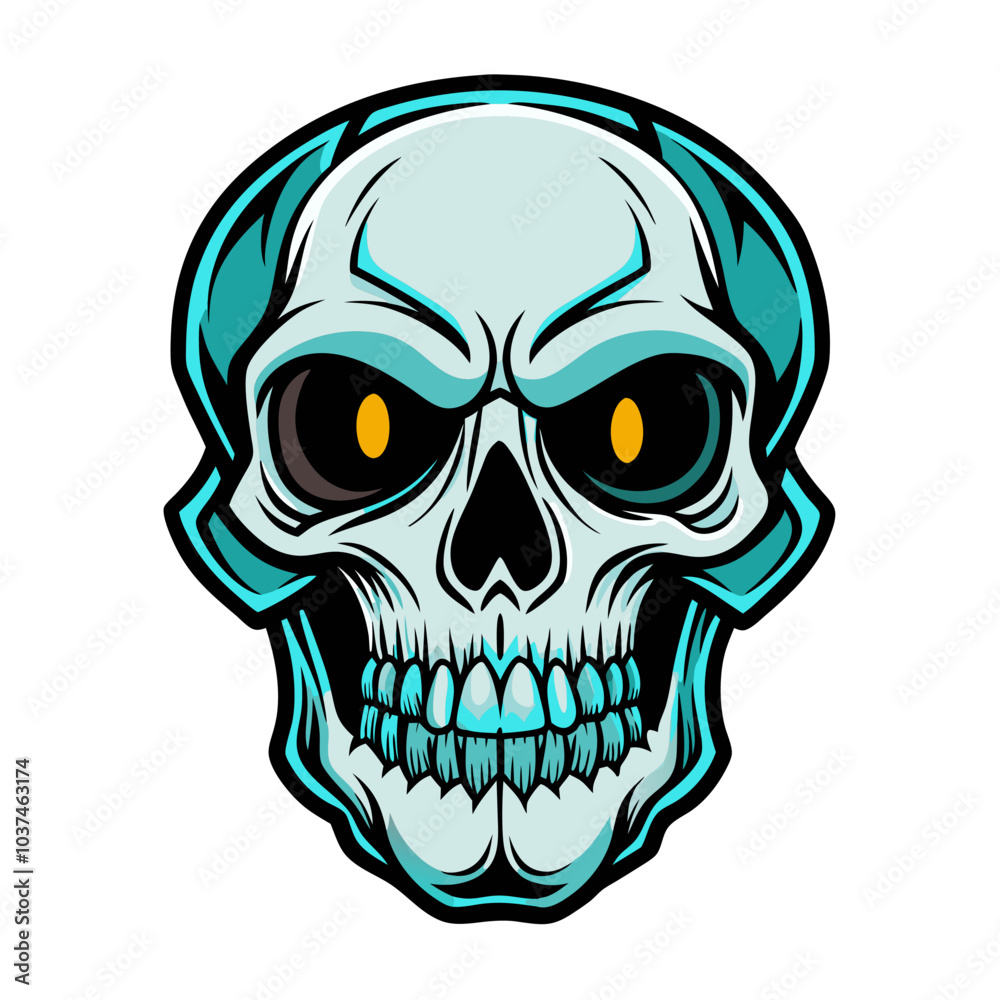 Fototapeta premium Skull Illustrations Design for Outdoor t-shirt Design