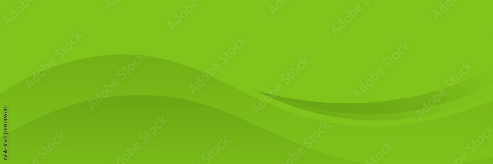 Vector green line background curve element with green space for text and message design, overlapping layers, vector Vector green line background curve element with green space for text and message design, overlapping layers, vector