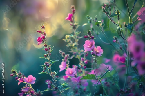 garden floral macro background intricate illustration plant beautiful, flower blossom, summer botany garden floral macro background intricate