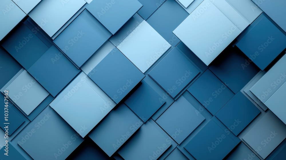 A modern abstract design featuring overlapping blue squares and rectangles, creating a textured and colorful geometric pattern. A modern abstract design featuring overlapping blue squares and rectangles, creating a textured and colorful geometric pattern.