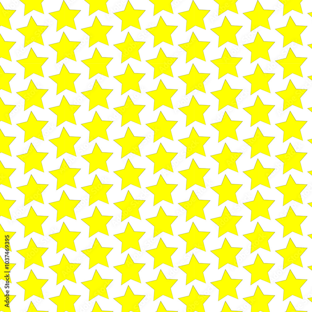 Yellow Stars Pattern Yellow Stars Pattern
