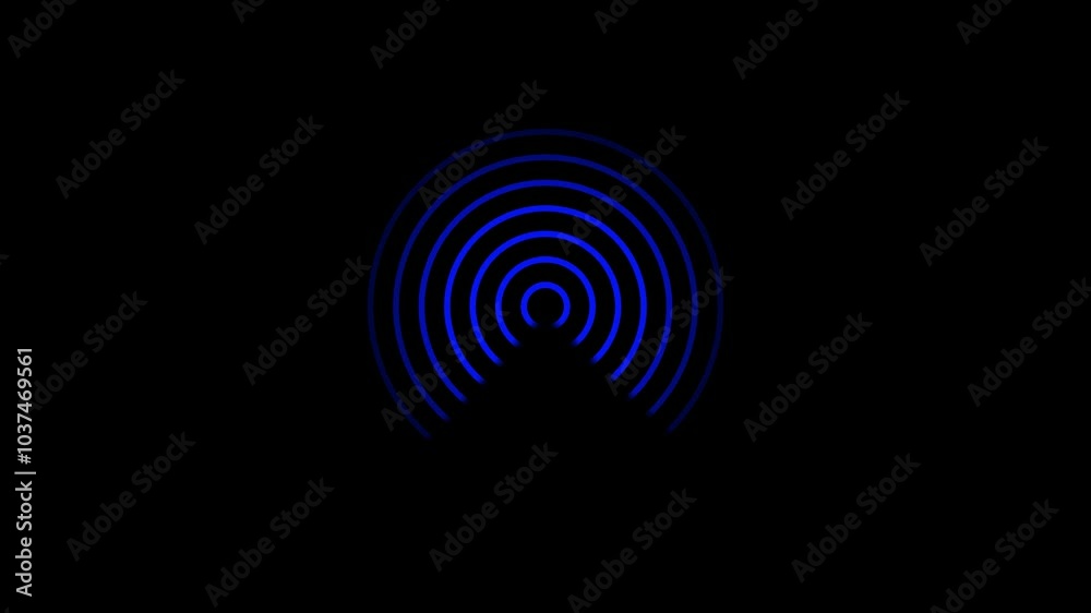 Wifi icon animated video Wifi icon animated video