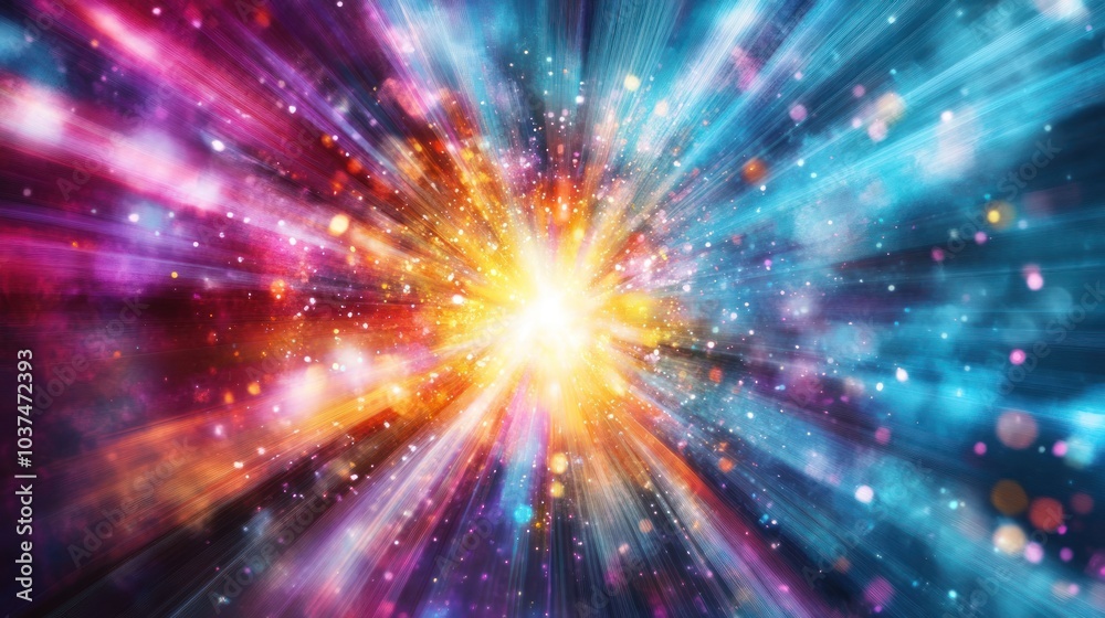 Abstract Burst of Light