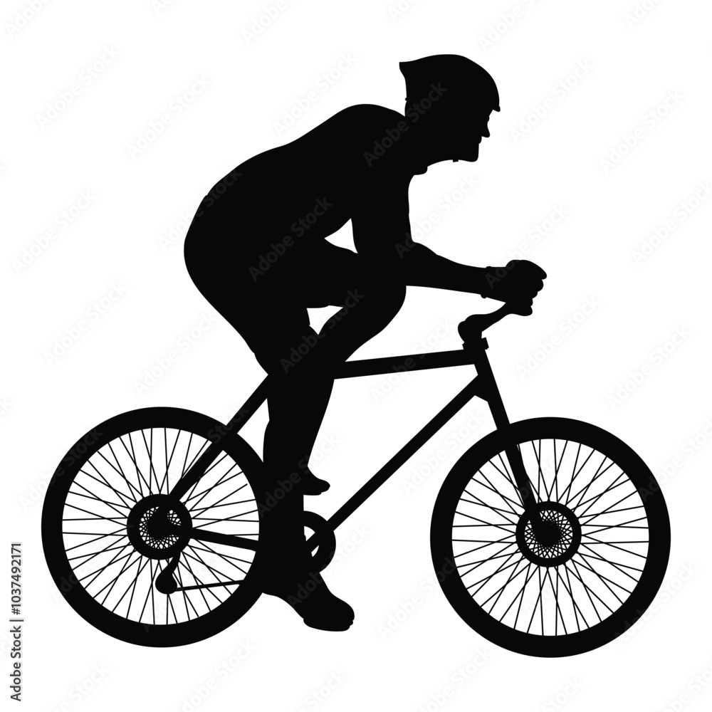 Obraz premium mountain bike symbol