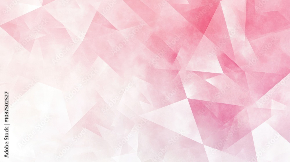 Obraz premium Abstract Pink Geometric Background