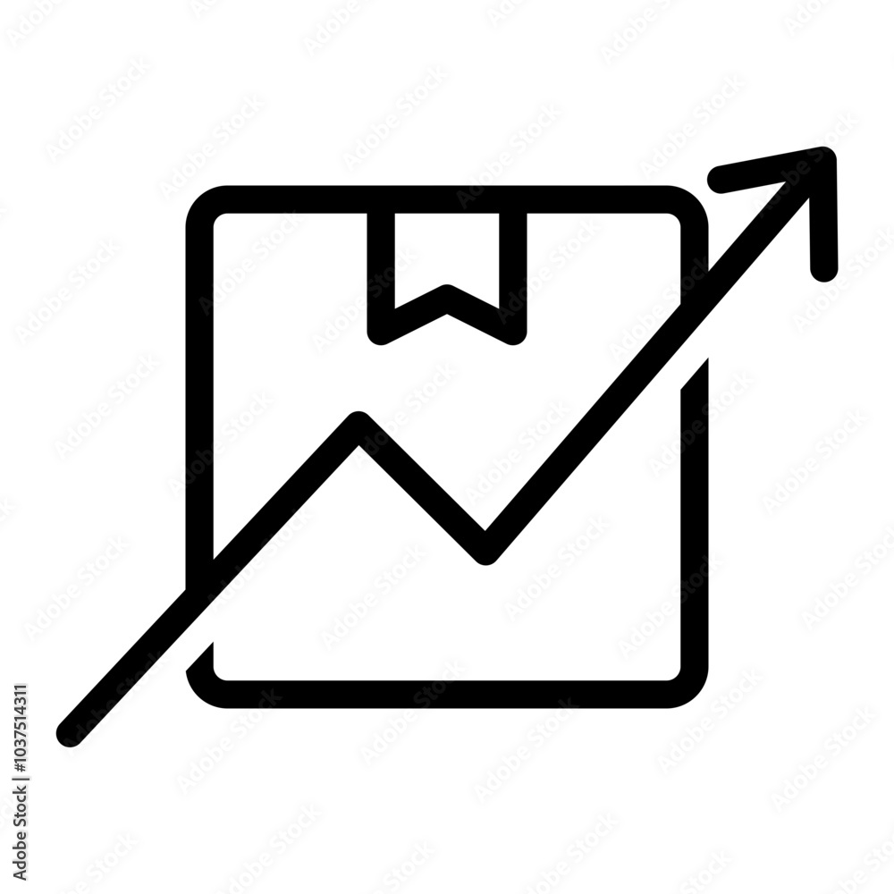 trend line icon trend line icon