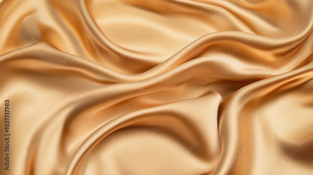 Obraz premium Golden Silk Fabric Texture