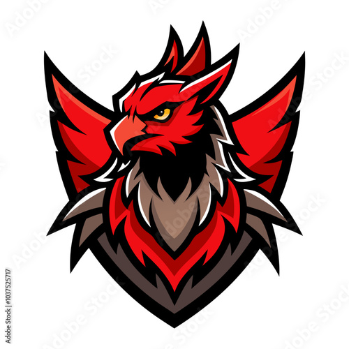 Vector black tattoo symbol illustration of a tribal winged heart with bird wing and flame design