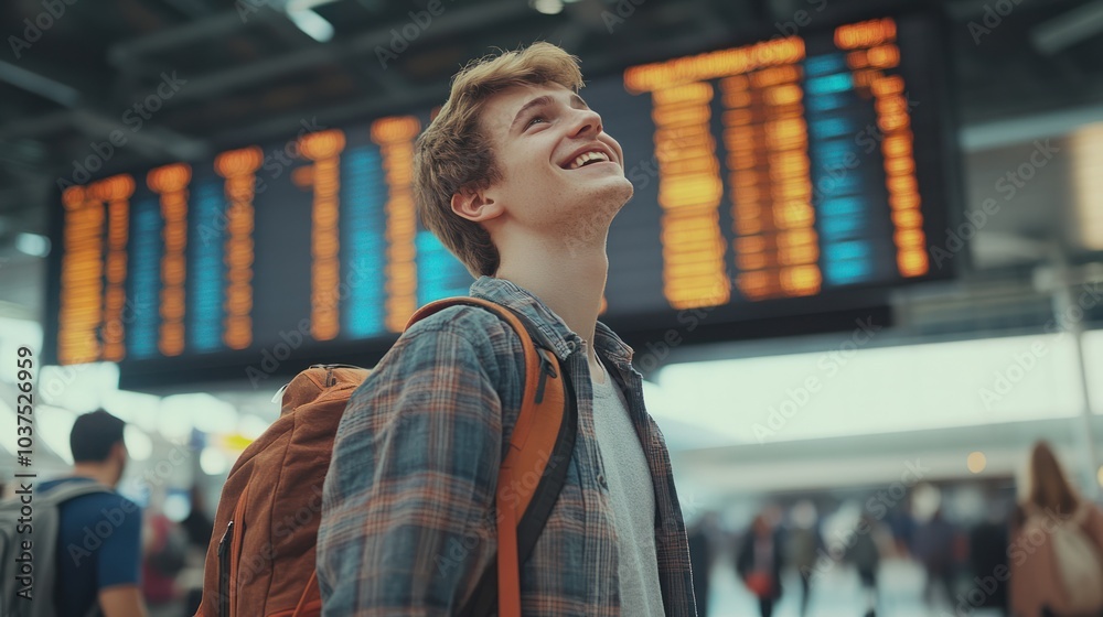 Man at the Airport Man at the Airport