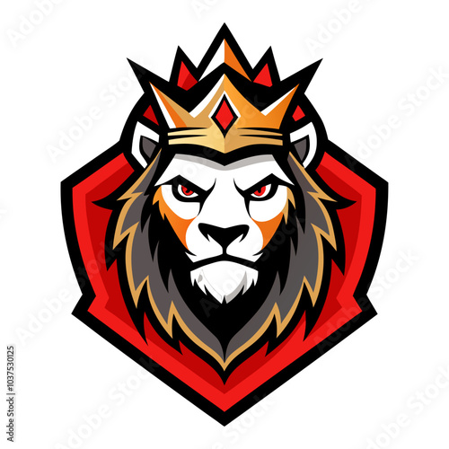 Lion head vector art meets winged king tattoo design, alongside a fierce tiger head tribal illustration