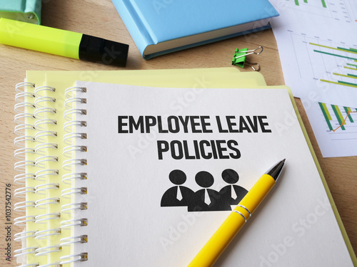 Slika na platnu Employee Leave Policies are shown using the tex. Paid sick leave
