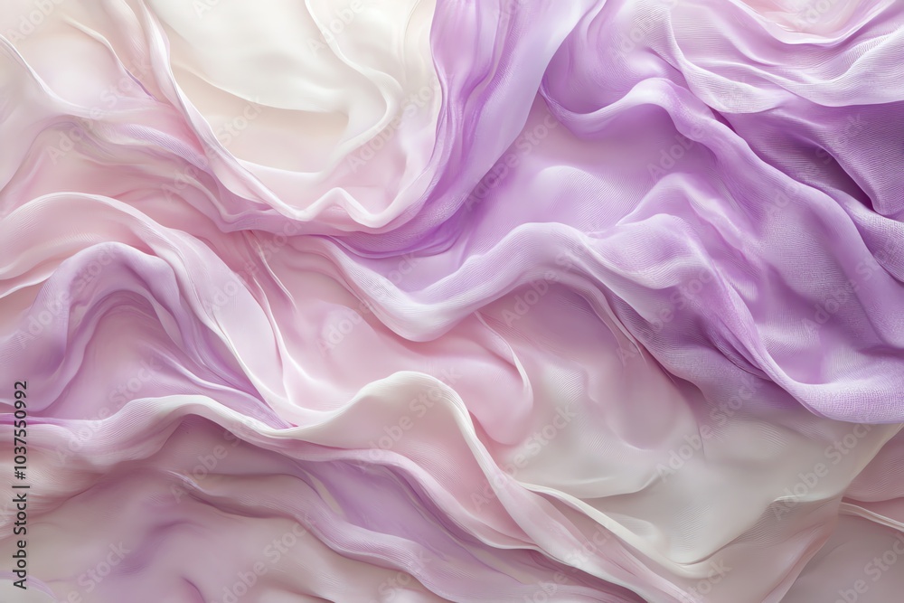 Fond d'écran de tissu fluide pastel ondulé
