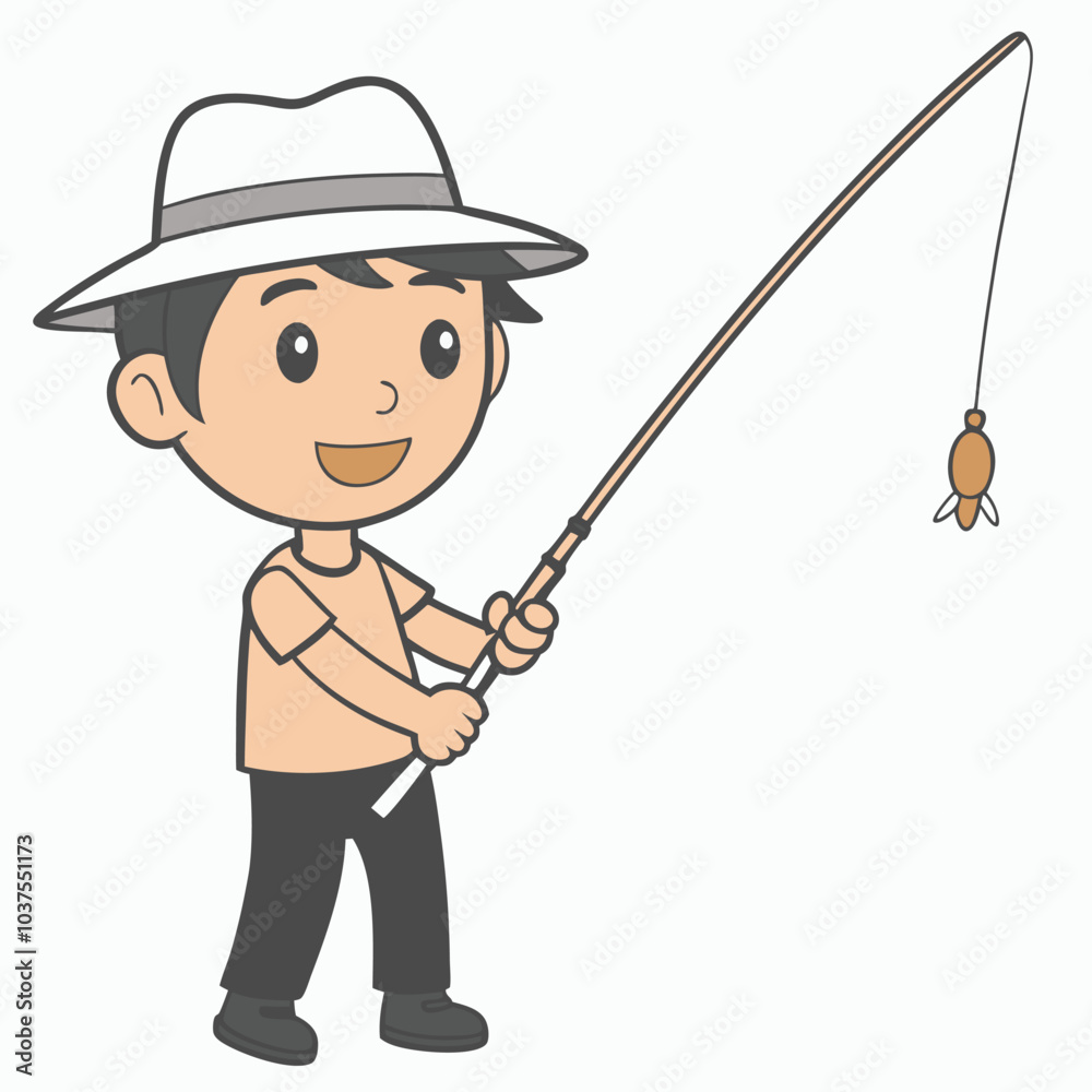 Boy Playing Game Outline Vector Illustration | Minimalist Line Art on White Background Boy Playing Game Outline Vector Illustration | Minimalist Line Art on White Background