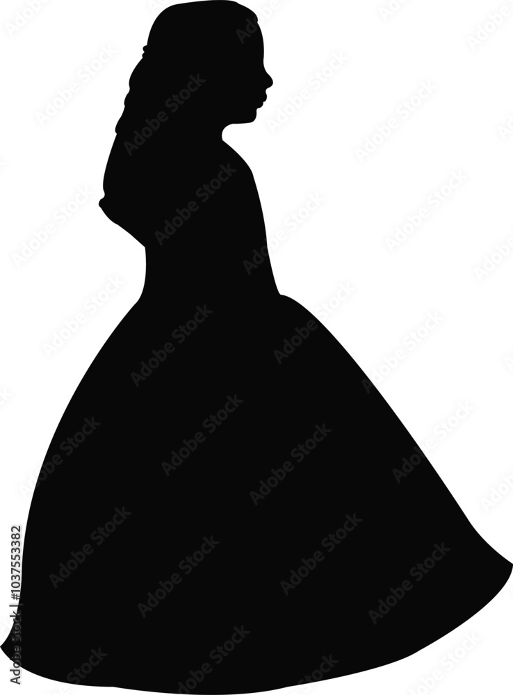 a girl body silhouette vector a girl body silhouette vector