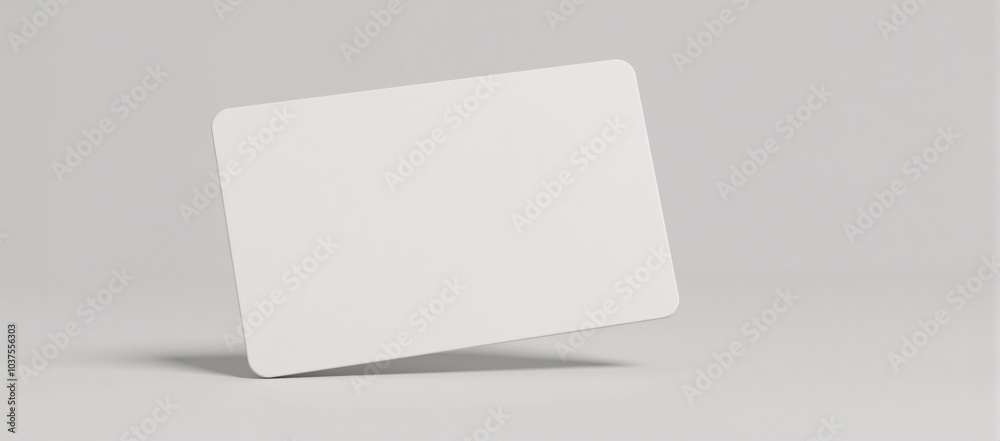 Printable gift card template with 3D model rendering and minimalist business design for optimal online packaging Printable gift card template with 3D model rendering and minimalist business design for optimal online packaging