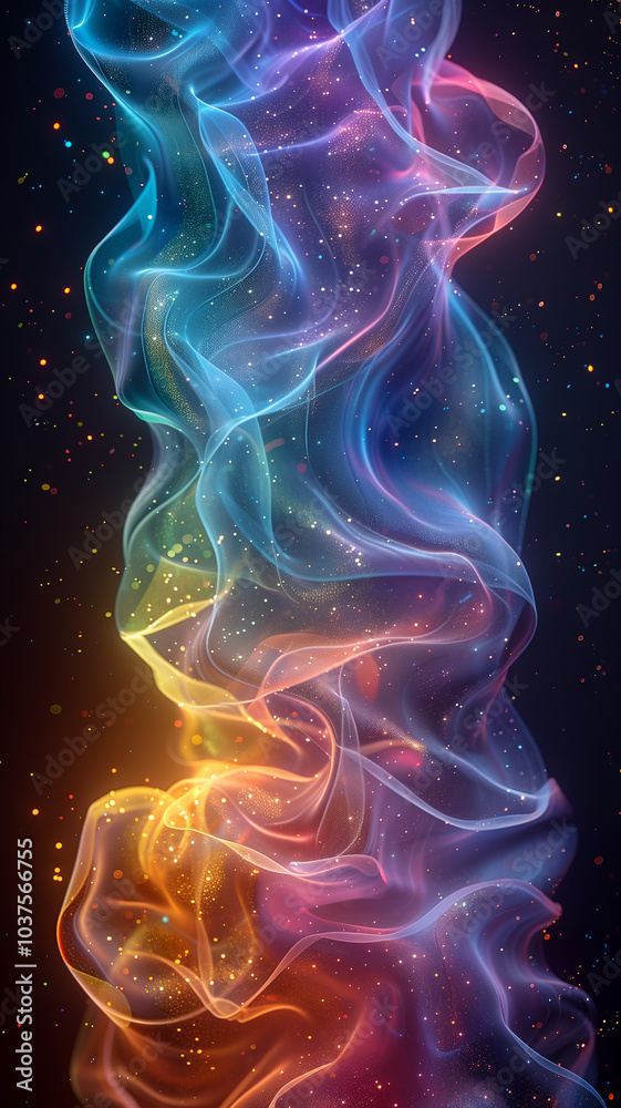 Abstract background with glowing lines. Colorful, shiny and sparkling Waves. Smoke. Luxury background. 3d rendering. Wave. Abstract 3D Background, flowing texture. Nice waves. Dynamic Abstract background with glowing lines. Colorful, shiny and sparkling Waves. Smoke. Luxury background. 3d rendering. Wave. Abstract 3D Background, flowing texture. Nice waves. Dynamic