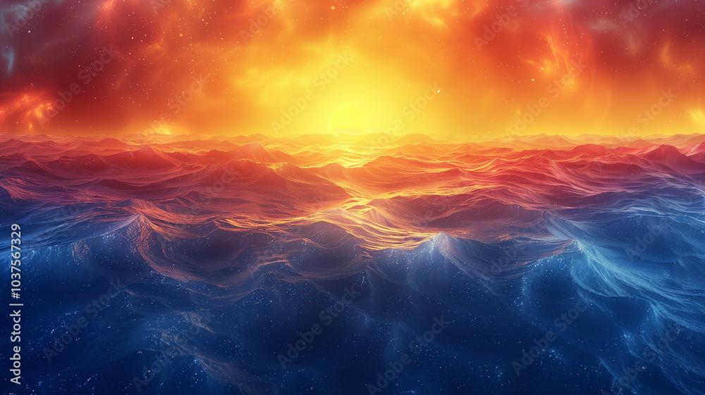 Sunset sky with clouds. Sunset over the sea. Sunset sky with clouds. Sunset over the sea.