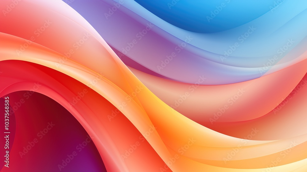 Fototapeta premium Abstract gradient colorful background. 