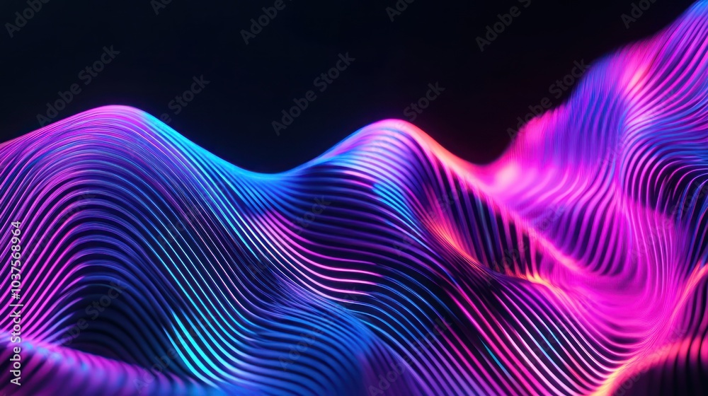 Abstract Neon Waves Abstract Neon Waves