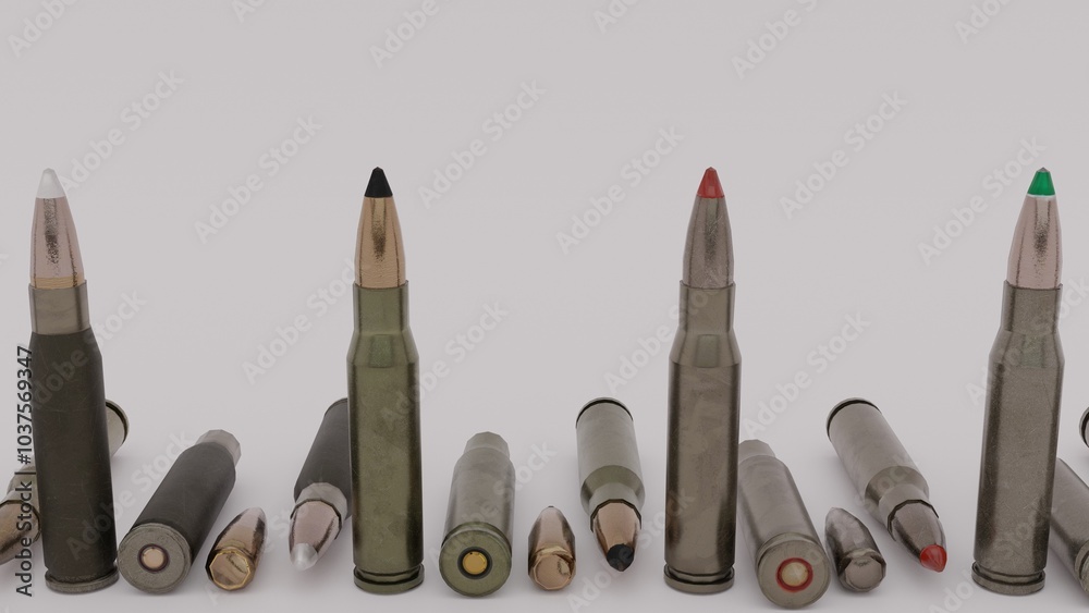 ammo cartridges pack with different sizes. ammo cartridges pack with different sizes.