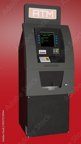 atm machine and crancy exchange machine photo