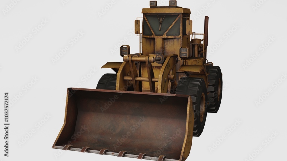 Fototapeta premium Bulldozer