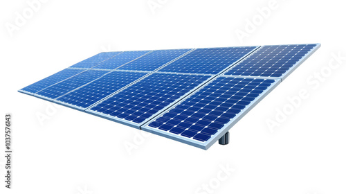 Modern Solar Panel Installation for Renewable Energy Production