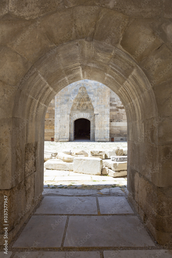 Fototapeta premium The famous Sultanhani Caravanserai in Turkey