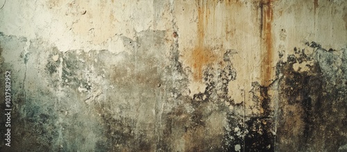 Dirty Dirty Plaster Walls With Stains