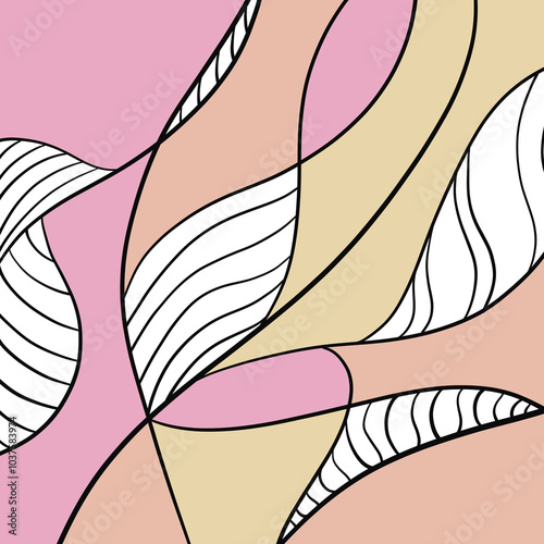 Abstract lines colorful background