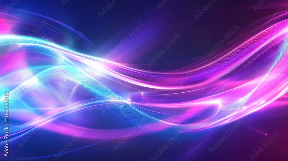Abstract Neon Waves Abstract Neon Waves