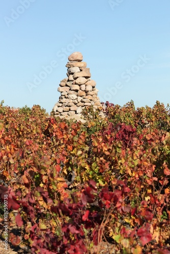 Bourdon tower in Beaujolais, France	