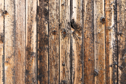 Aged wooden barn planks, old wood texture background, wooden siding