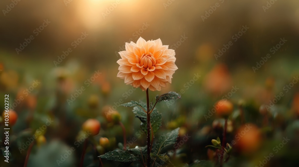 A vibrant orange flower blooms brightly in a sunlit garden, surrounded by a soft focus background of green foliage, symbolizing warmth and life in nature. A vibrant orange flower blooms brightly in a sunlit garden, surrounded by a soft focus background of green foliage, symbolizing warmth and life in nature.