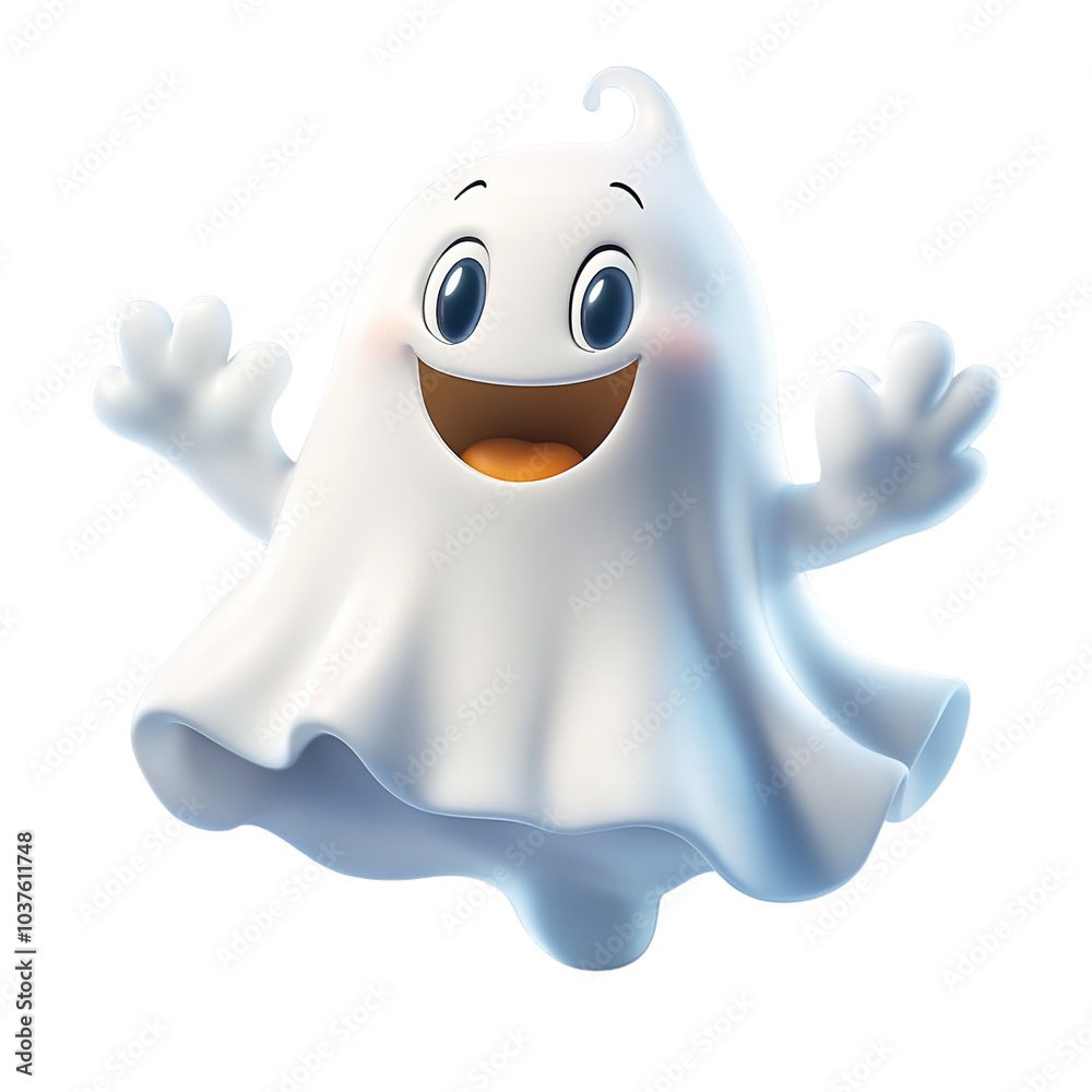 Ghost PNG | Isolated Ghost Illustration for Halloween and Spooky Designs