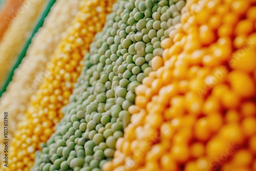 Healthy Legume Varieties in Detailed Close-Up