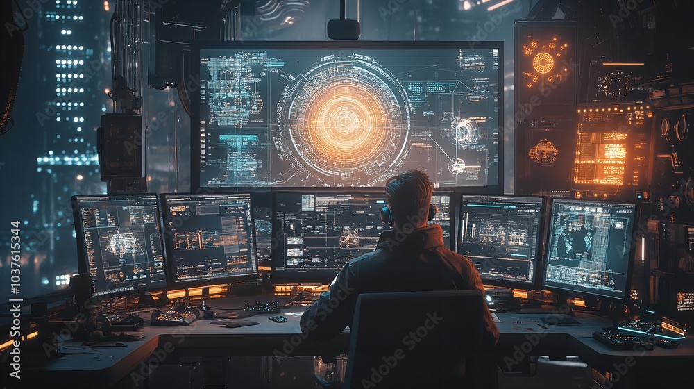 A 3D Artist Rendering of a Complex Sci-Fi Scene with Futuristic Elements and Vibrant Colors A 3D Artist Rendering of a Complex Sci-Fi Scene with Futuristic Elements and Vibrant Colors